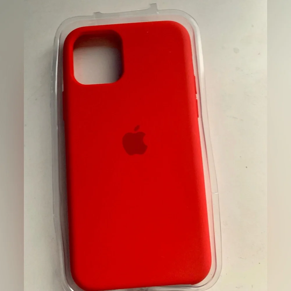 IPhone 11 Pro Red Silicone Case New